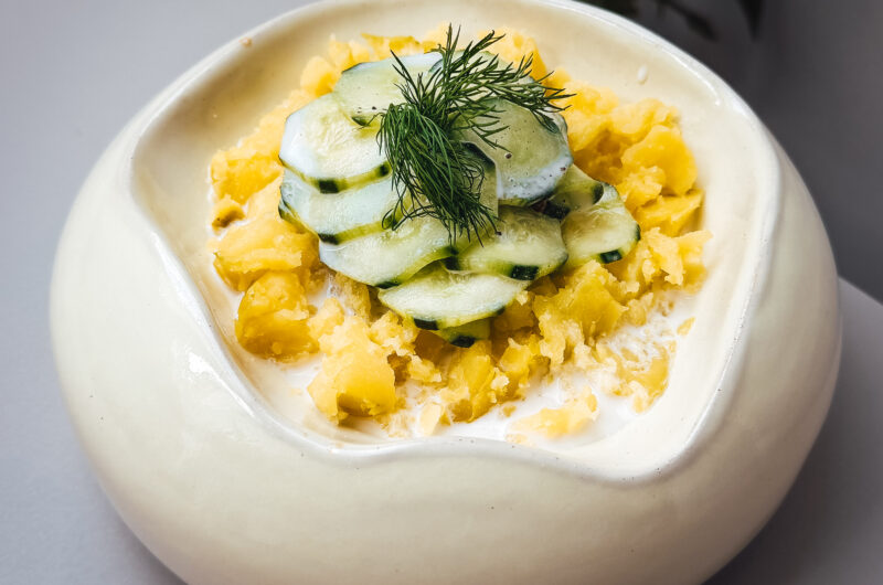 Gurkensalat mit Pellkartoffeln nach altem Familienrezept
