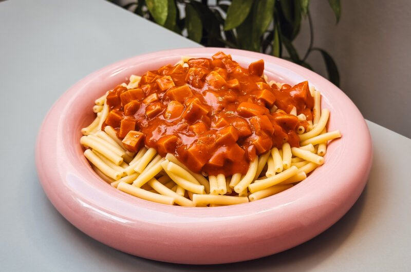 DDR Makkaroni mit Tomatensoße (vegan) von Ana Romas